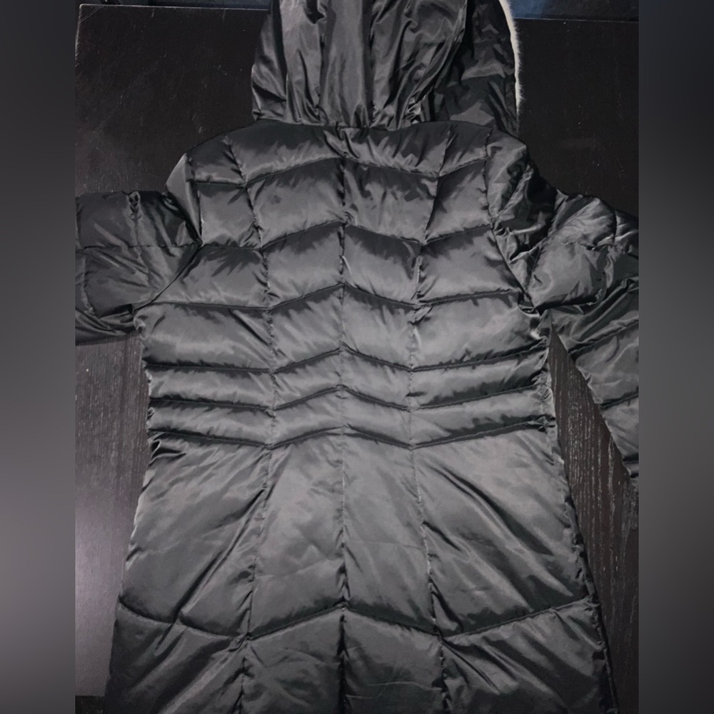 HAVEN Outerwear Women’s Chevron Coat with Faux Fur Trim - Picture 3 of 3